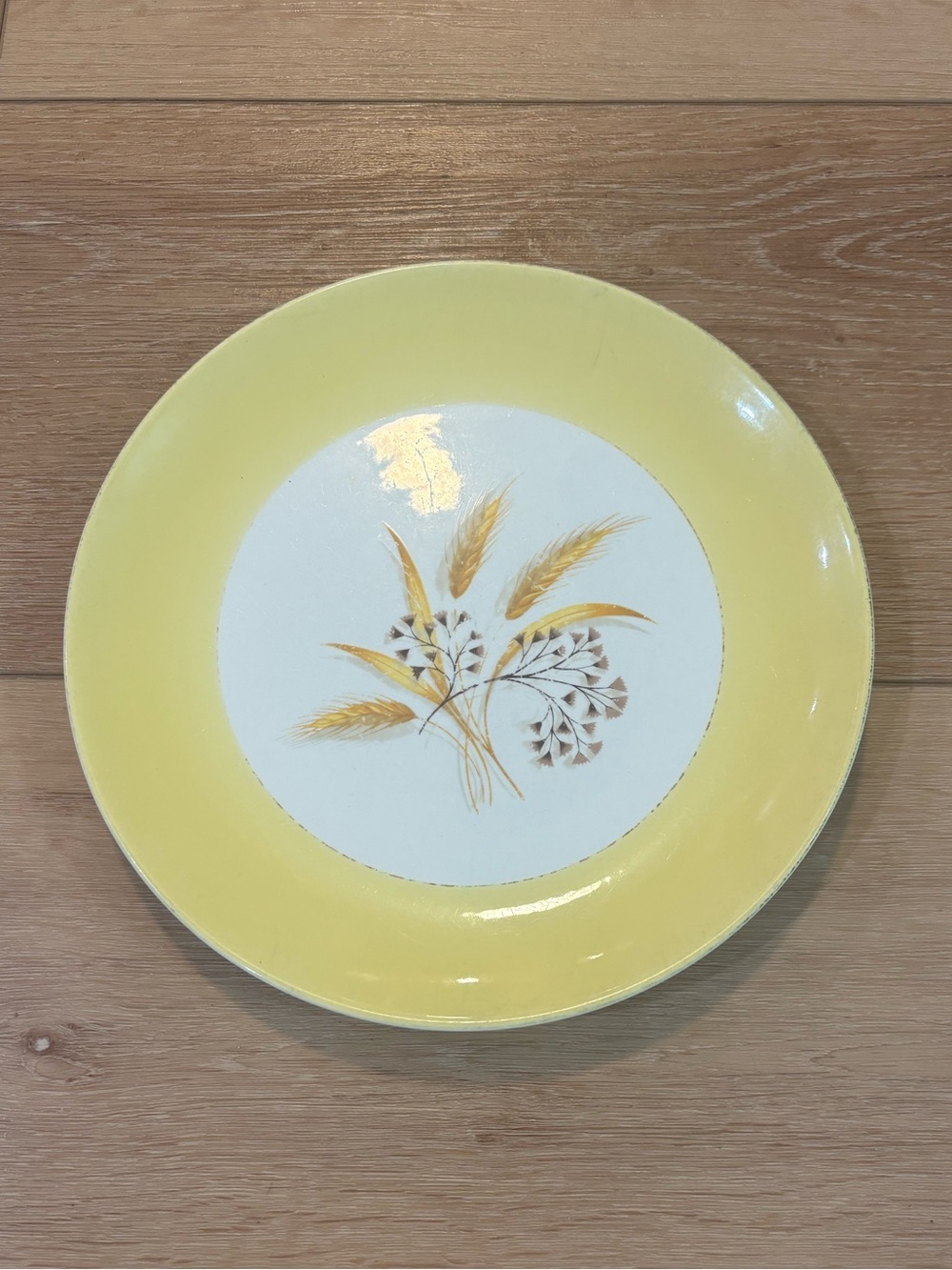 Vintage Century Service Autumn Gold Wheat Dinner Plate